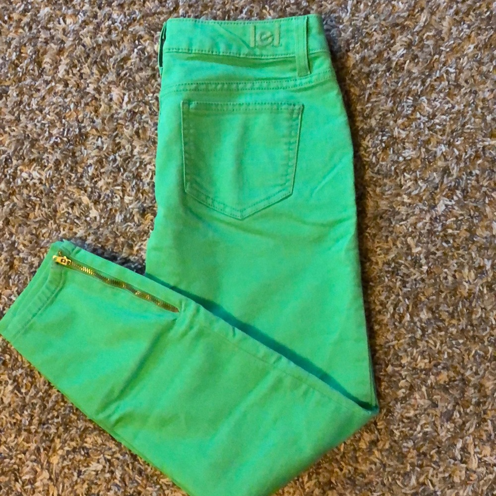 Bright Green jeans